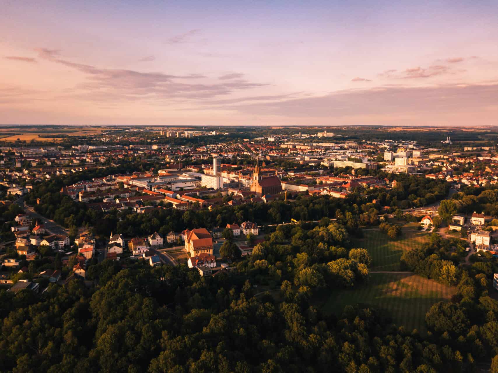 Ausblick auf Neubrandenburg