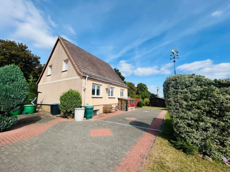 Rückansicht, Einfamilienhaus in Pritzwalk