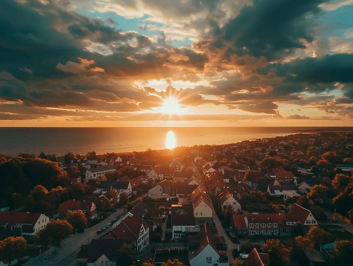 immobilienpreise-mecklenburg-vorpommern-2025-dr-lehner-immobilien_küstenstadt-bei-sonnenuntergang